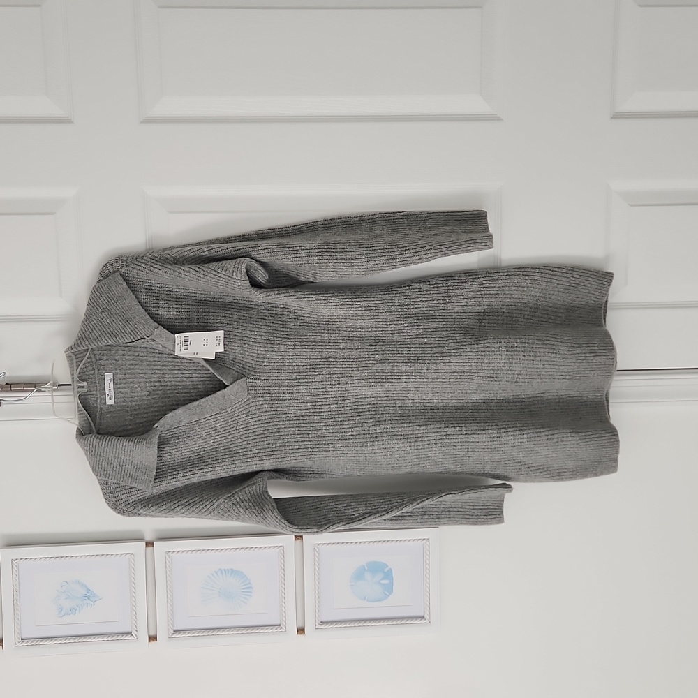 Hollister - Collared Sweater Dress, Light Grey, Size S, NWT